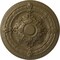 Ekena Millwork Vincent Ceiling Medallion (Fits Canopies up to 6"), Hand-Painted Mississippi Mud, 26"OD x 3"P CM26VIMMF - alternate 1